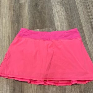 Lulu lemon hot pink tennis skirt!